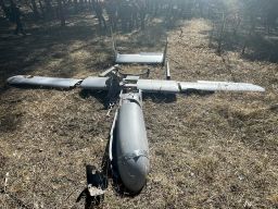 Ukrainian fighters said the Mugin-5 they downed had been retrofitted to carry a bomb