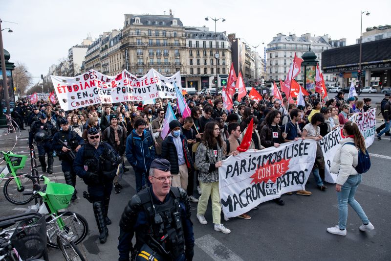 France Pensions: Protests Erupt As Government Forces Through Higher ...