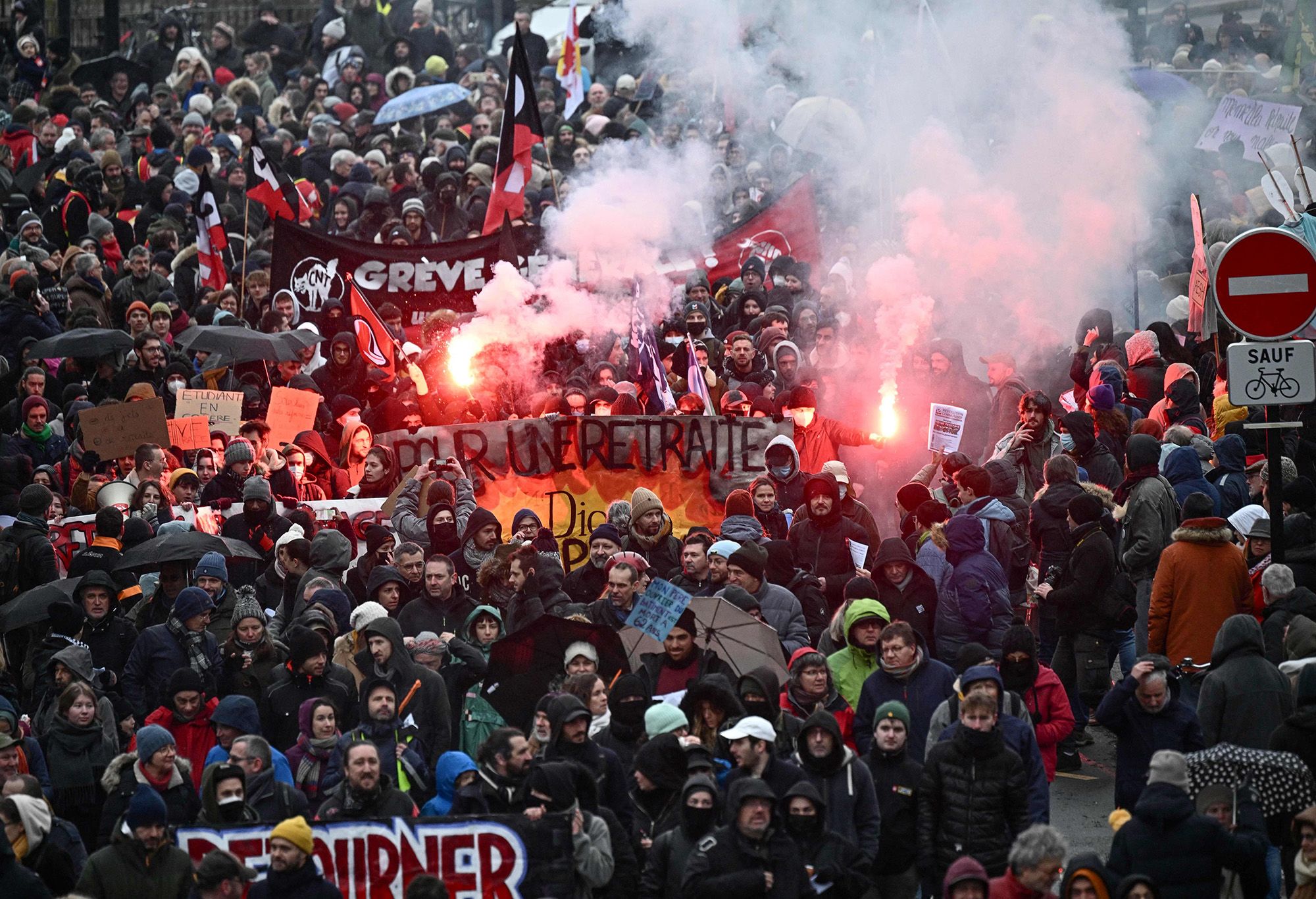 French Protesters Against Pension Reform Storm LVMH Paris — Anne of  Carversville