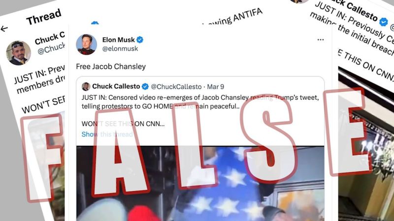 Fact Check: Elon Musk Amplifies False Claim That Jan. 6 Video Was ...