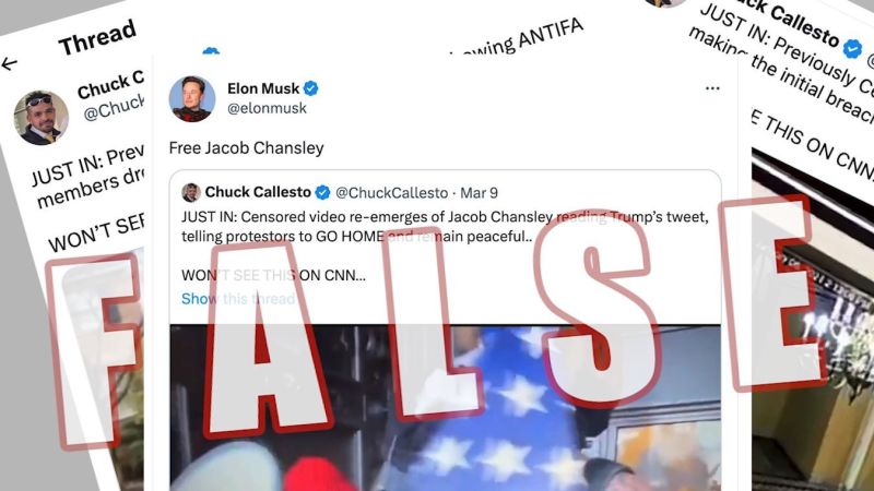 Elon Musk tweeted about a Jan. 6 video. Here’s the truth | CNN Politics