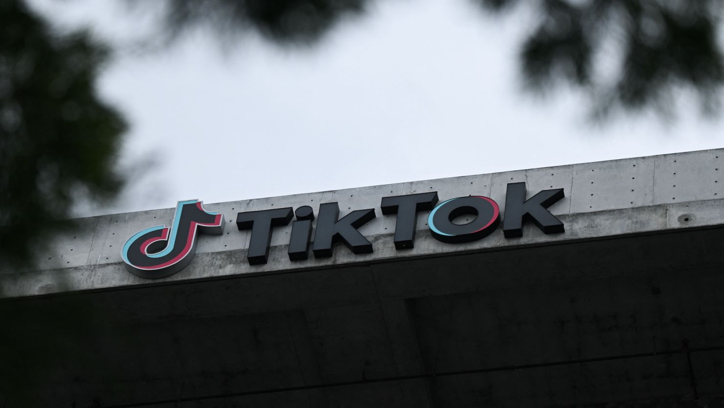 The TikTok logo is displayed on signage outside TikTok social media app company offices in Culver City, California, on March 16, 2023. - China urged the United States to stop "unreasonably suppressing" TikTok on March 16, 2023, after Washington gave the popular video-sharing app an ultimatum to part ways with its Chinese owners or face a nationwide ban. (Photo by Patrick T. Fallon / AFP) (Photo by PATRICK T. FALLON/AFP via Getty Images)