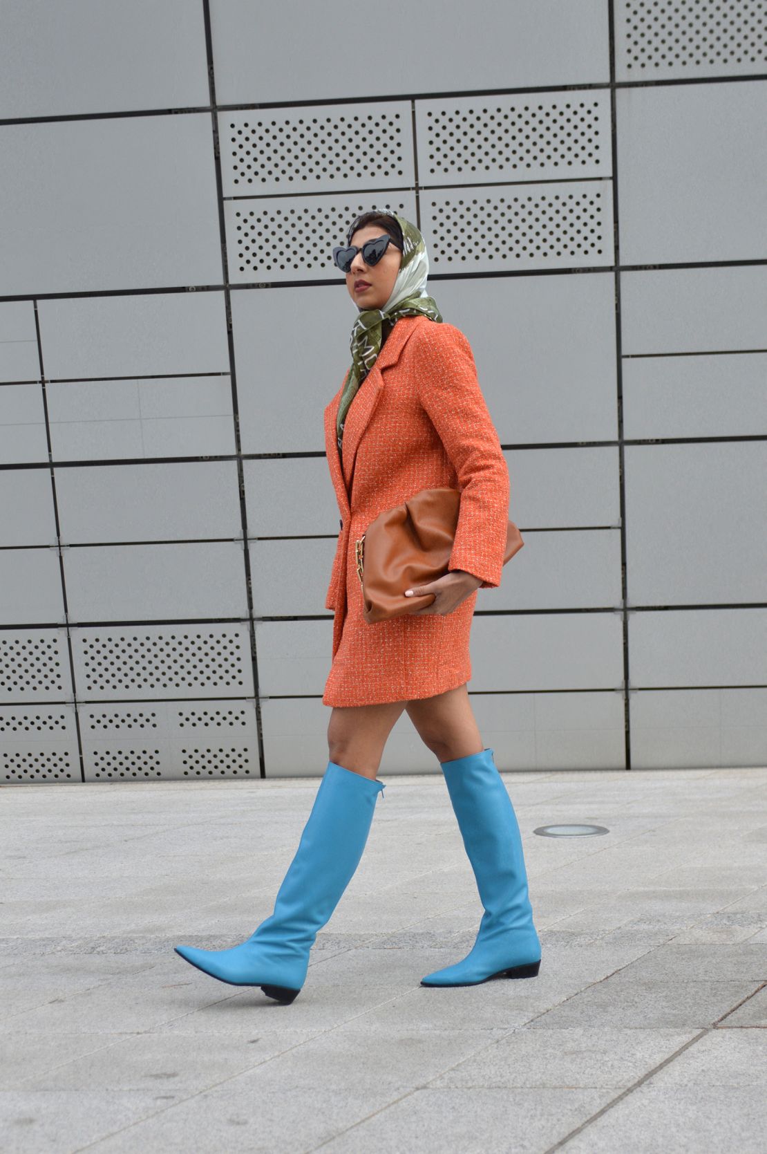 Pops of color seen at Seoul Fashion Week on Thursday.