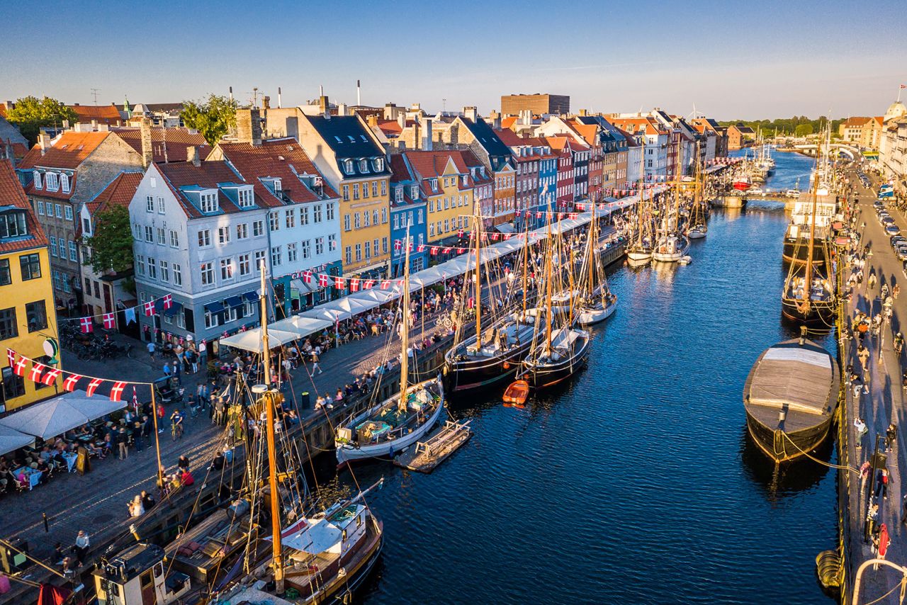 <strong>2. Denmark: </strong>The Nordic countries all perform well by the measures used to determine happiness. Denmark's capital city, Copenhagen, is pictured.