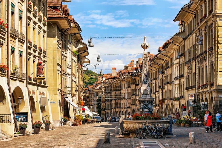 <strong>8. Switzerland: </strong>Average life evaluations are high among residents of No. 8 Switzerland. Capital city Bern is pictured.