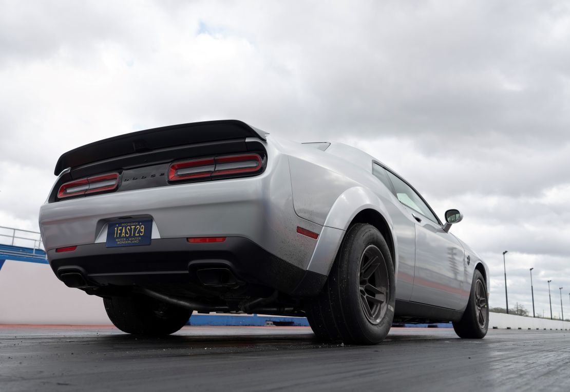 The 2023 Dodge Challenger SRT Demon 170 can reach 60 miles per hour in under two seconds.