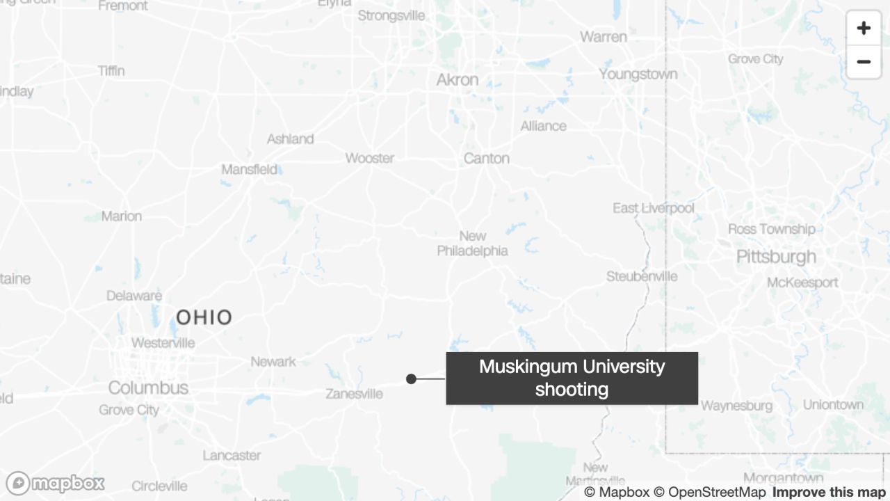 A suspect has been taken into custody after a member of the Olivet College baseball team fired a shot on the campus of Muskingum University.
