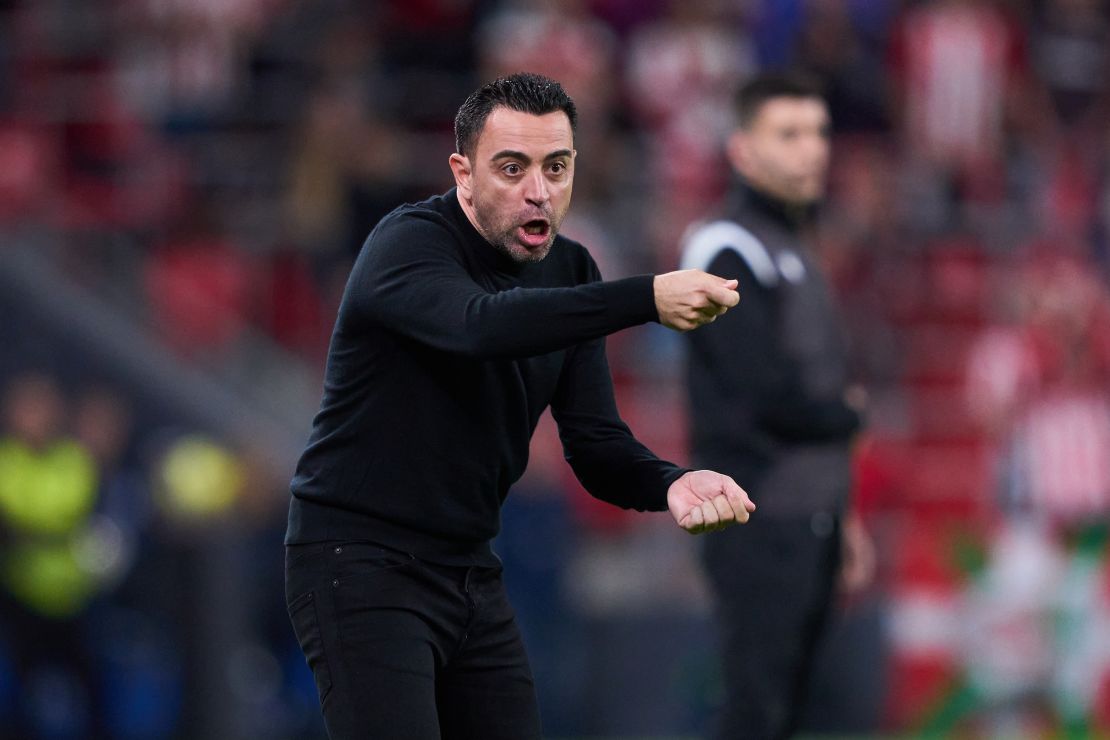 Xavi's Barcelona currently sit nine points clear at the top of the table.