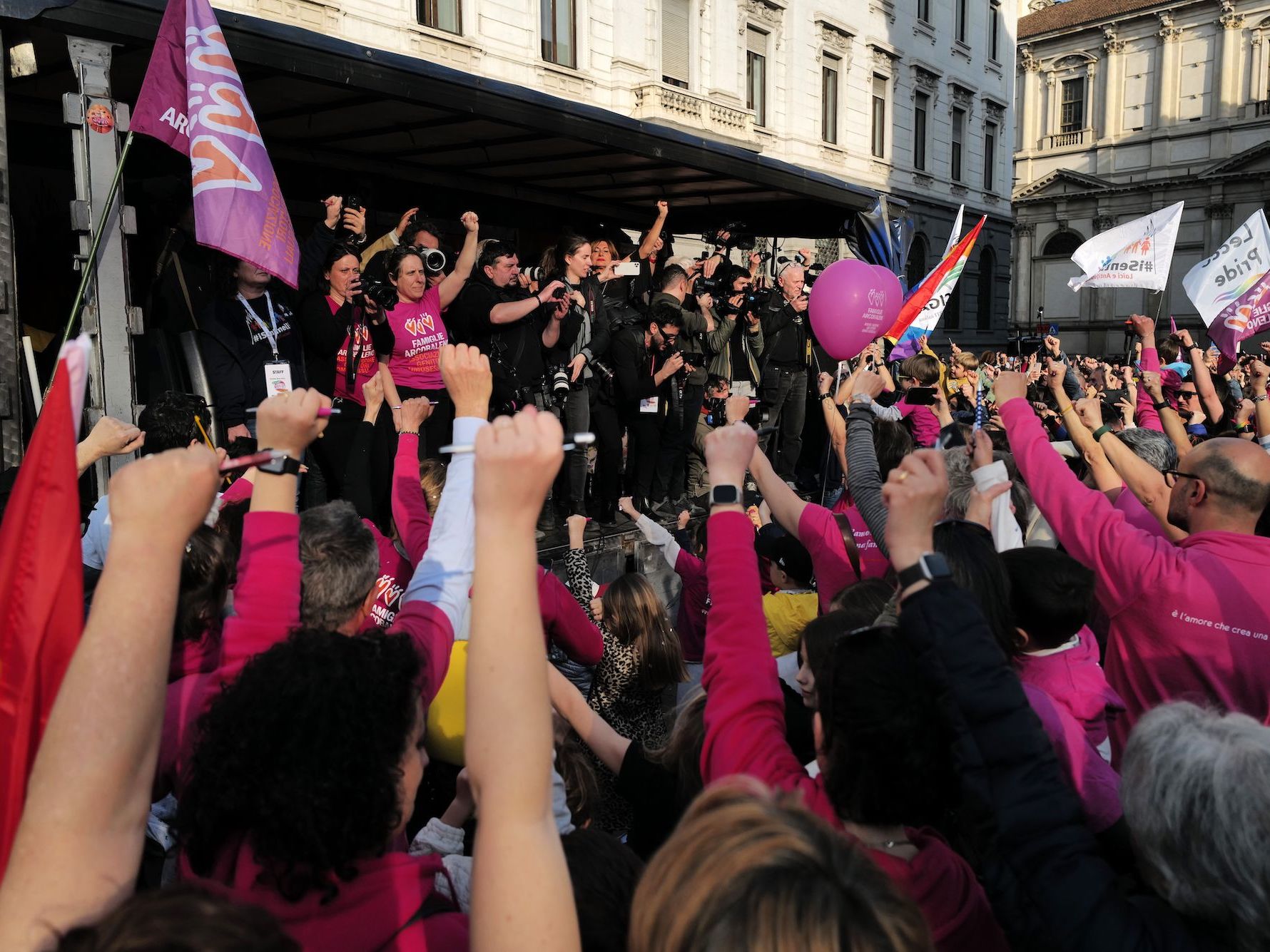 Ame Je Sex Vidos - Hundreds protest clampdown on same-sex parents in Milan | CNN