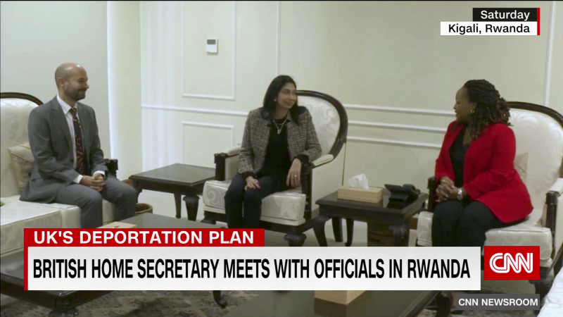 British Home Secretary meets with officials in Rwanda | CNN