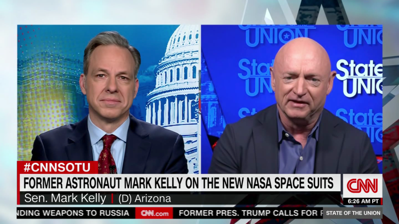 Former astronaut Sen. Mark Kelly reacts to new NASA space suit | CNN Politics
