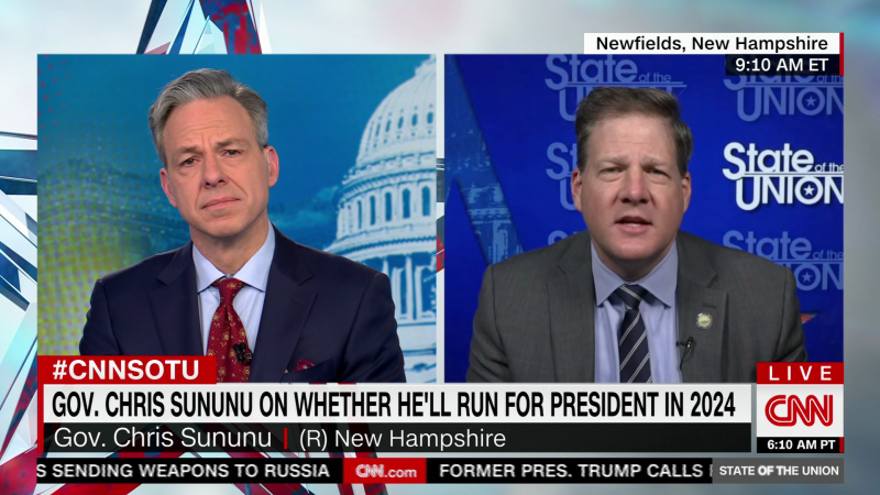 Gov. Chris Sununu teases possible 2024 presidential run | CNN Politics