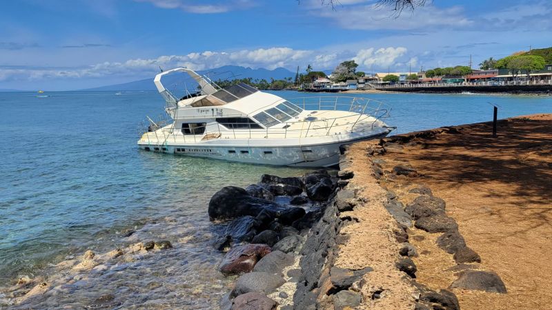 Hawaii to remove grounded boat resting feet from sacred Hauola Stone | CNN
