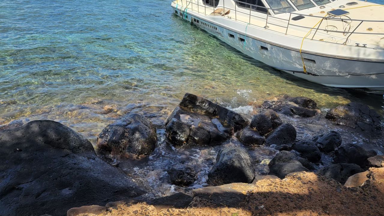 The grounded boat was refloated just 8 feet way from the historic stone, officials said.