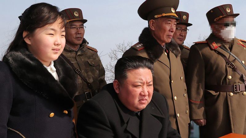 Kim Jong Un talks up North Korea's nuclear capability as daughter watches latest missile test