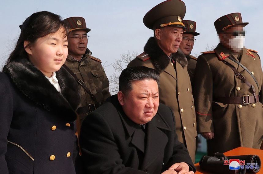 During military training in March 2023, he joined North Korean leader Kim Jong-un and his daughter.
