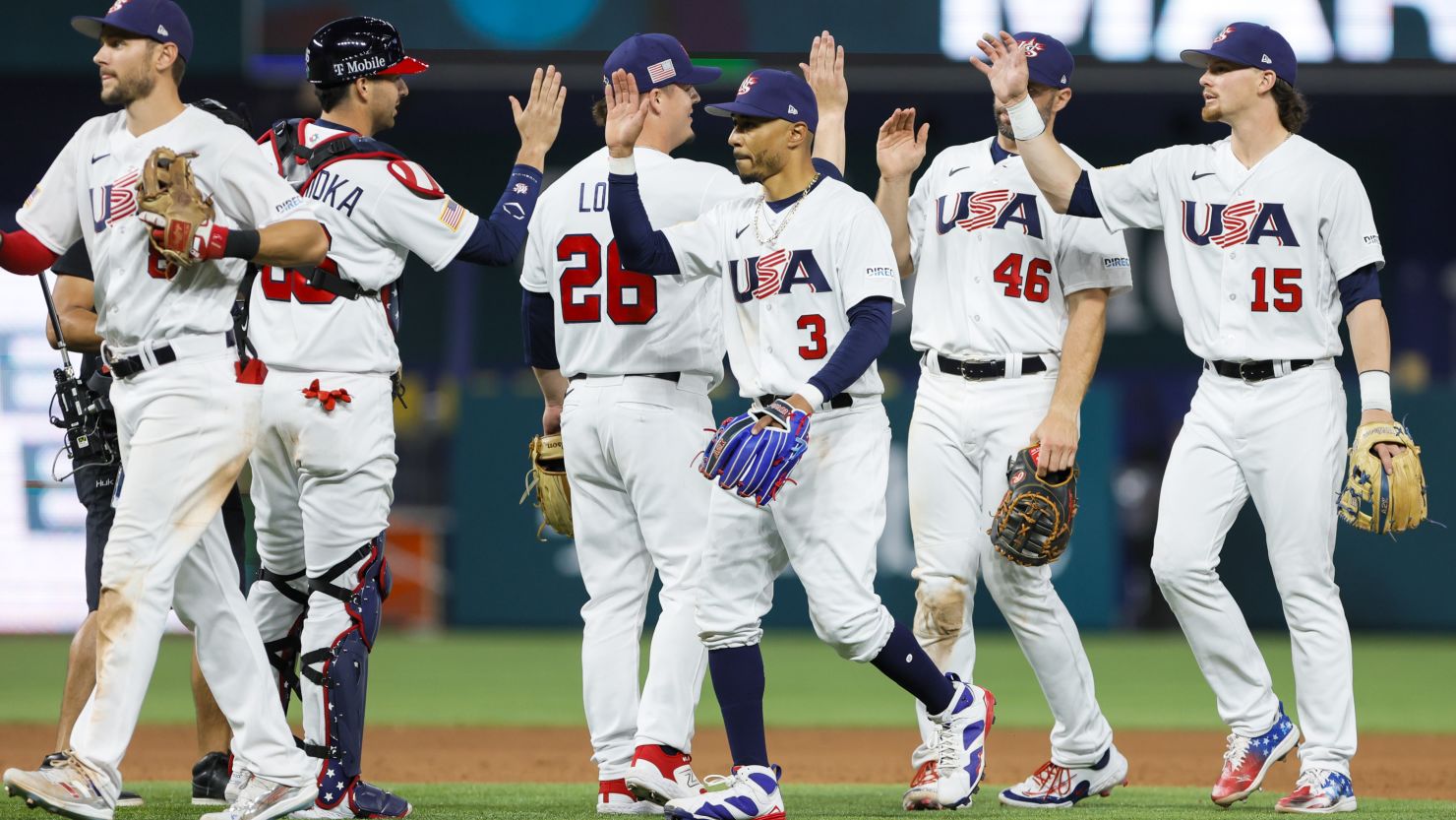 The US dominated Cuba in its WBC semifinal.