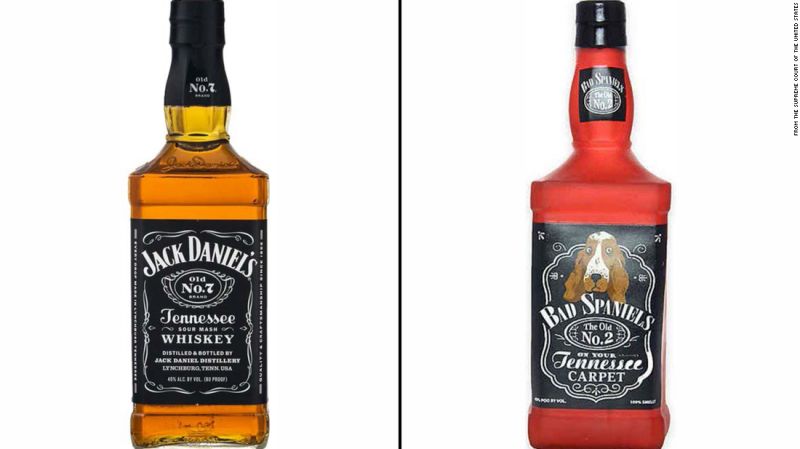 Read more about the article Supreme Court humors itself as it considers whether Jack Daniel’s can stop a dog toy company from parodying its brand – CNN