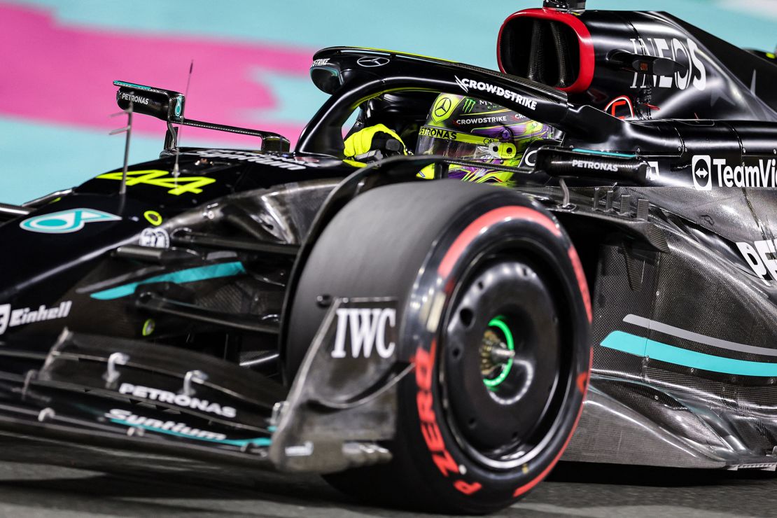 Mercedes and Lewis Hamilton are currently well off the pace set by Red Bull.