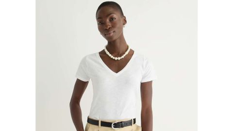 Underlined JCrew Vintage V Neck Shirt