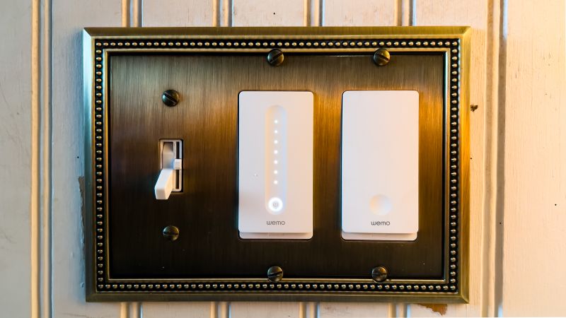 The Wemo Smart Light Switch is a fast, easy solution for Apple households