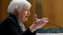 WASHINGTON, DC - MARCH 16:  U.S. Treasury Secretary Janet Yellen testifies about the Biden Administration's FY2024 federal budget proposal before the Senate Finance Committee in the Dirksen Senate Office Building on Capitol Hill on March 16, 2023 in Washington, DC. Yellen said the nation's baking system is sound after the Treasury Department, the Federal Reserve and the Federal Deposit Insurance Corporation announced Sunday that depositors in Silicon Valley Bank in California and Signature Bank in New York will be repaid in full after both banks collapsed last week.  (Photo by Chip Somodevilla/Getty Images)