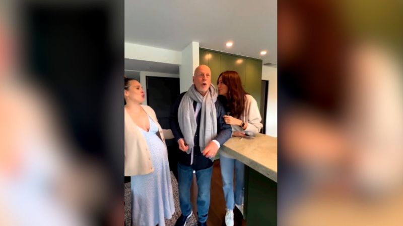 Demi Moore shares rare video of Bruce Willis at birthday celebration | CNN