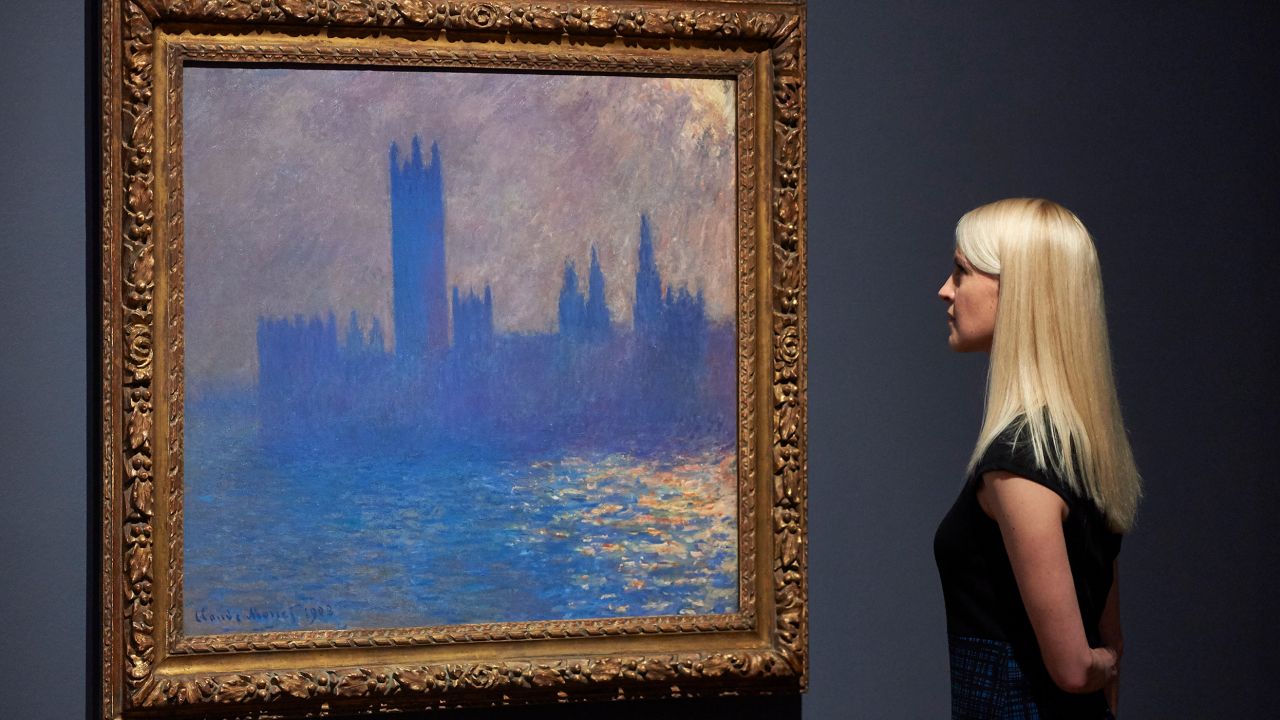 Haze can be seen in French artist Claude Monet's painting "Houses of Parliament."
