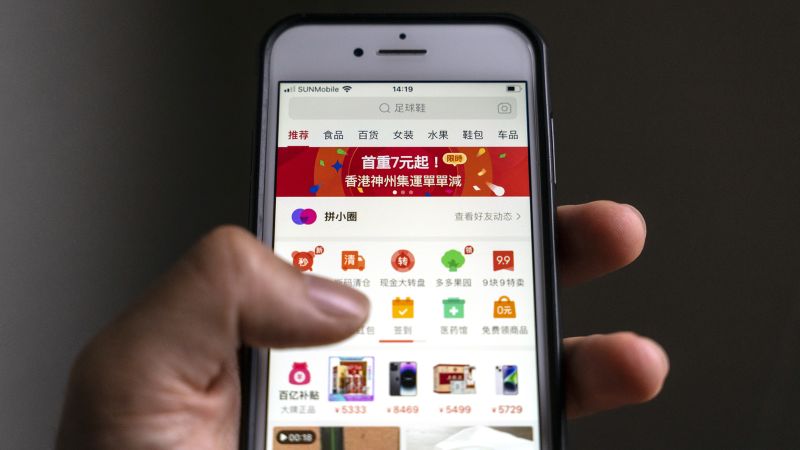You are currently viewing Google suspends Chinese shopping app Pinduoduo over malware – CNN