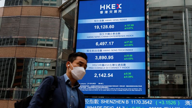 Asia Pacific stocks rise as investor worries about global banking turmoil ease - CNN : Stocks in the Asia Pacific region rose Tuesday as concerns about the global banking sector eased in response to a whirlwind of intervention by policymakers and industry players.  | Tranquility 國際社群