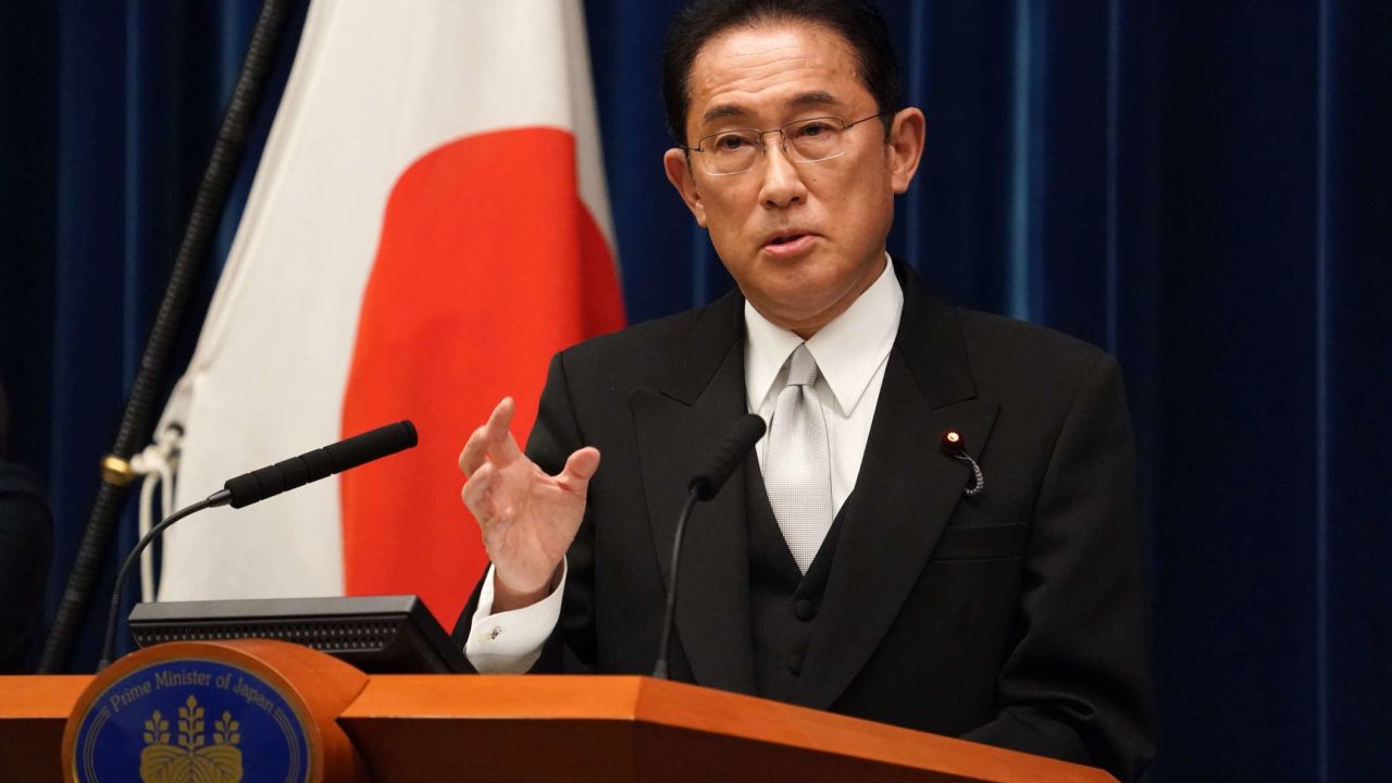 Japanese Prime Minister Fumio Kishida.
