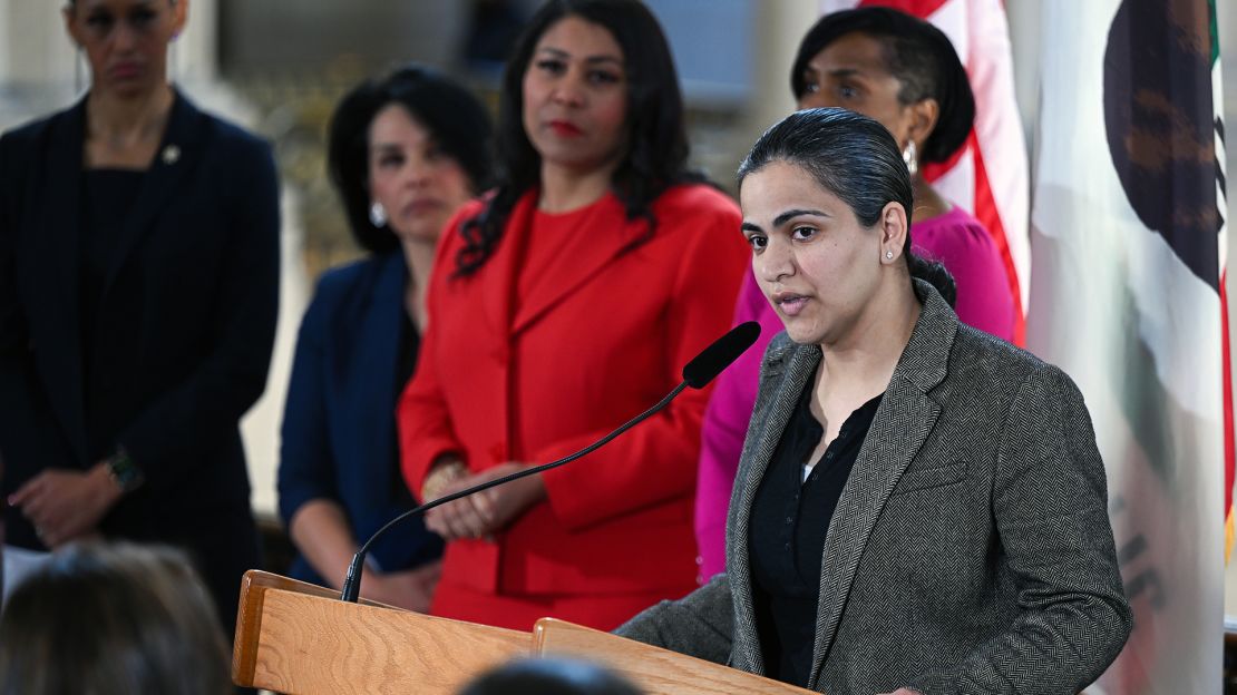 California state Sen. Aisha Wahab, pictured at a January event, authored a bill that will add caste as a protected class to the state's anti-discrimination laws.