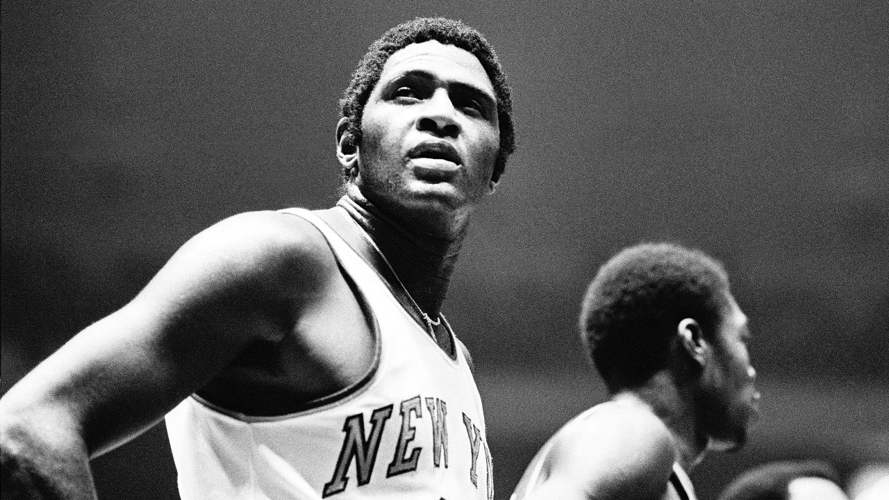 Willis Reed, center of the New York Knicks, during a game against the Buffalo Braves in Madison Square Garden in New York on October 16, 1973. 