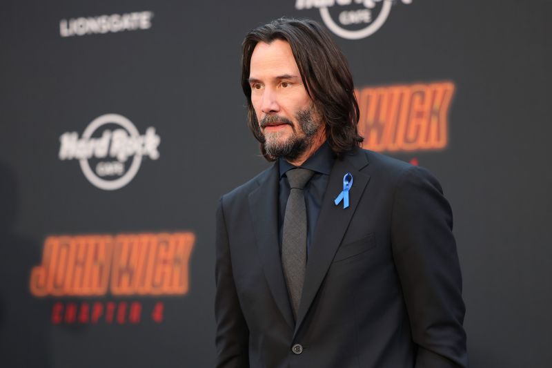 Keanu Reeves honors Lance Reddick at 'John Wick: Chapter 4' premiere