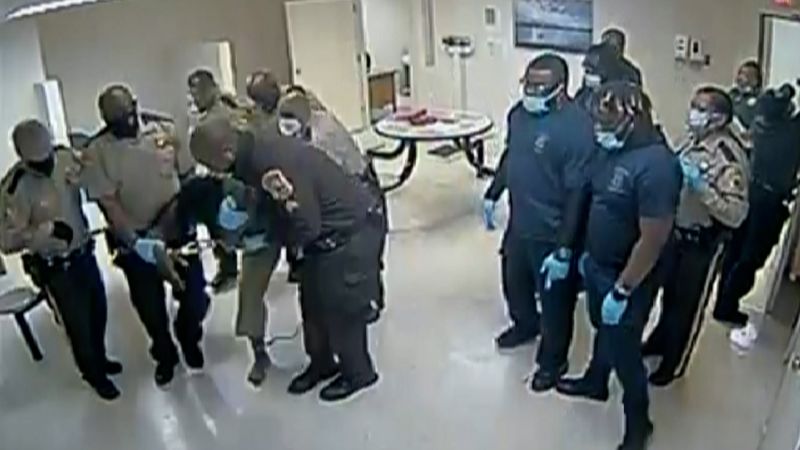 Hospital video shows deputies kneeling on Irvo Otieno moments before his death | CNN