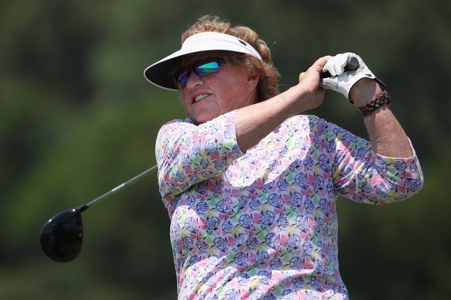 <strong>Big Mama, JoAnne Carner:</strong> "Big Mama" is a fitting nickname for one of the most important figures in women's golf history. Two US Women's Open wins in the 1970s were the highlight of JoAnne Carner's sparkling 35-year-long journey on the LPGA Tour. Aged 65, in 2004 she became the oldest player to make the cut at an LPGA event, before shooting her age to card an 83 in the first round of the US Senior Women's Open in 2022.