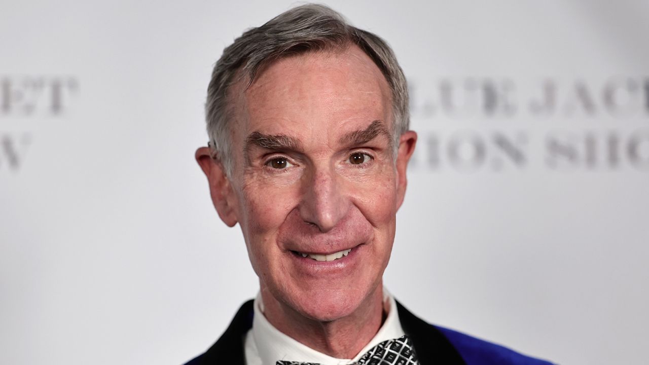 Bill Nye attends the Seventh Annual Blue Jacket Fashion Show at Moonlight Studios in New York City on February 1.