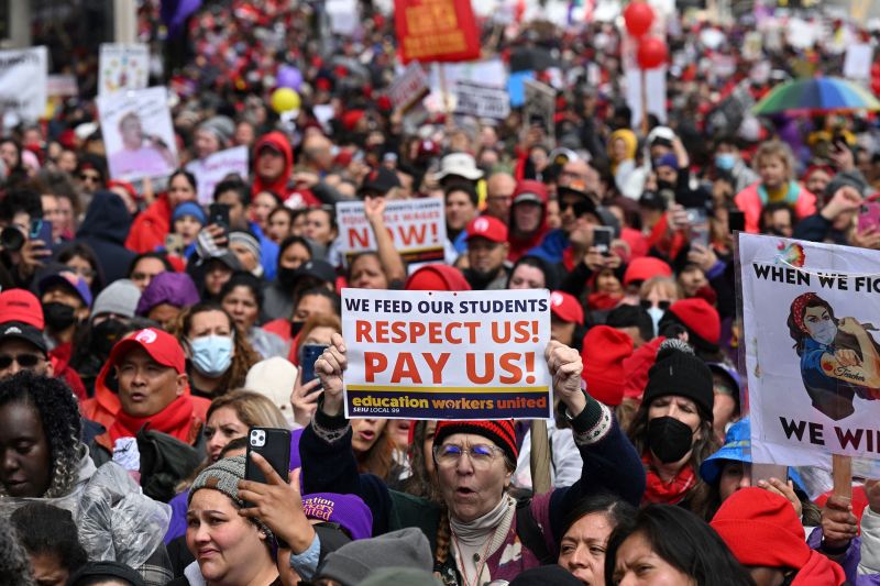 LAUSD Strike: School Workers In The Nation's Second-largest District Go ...