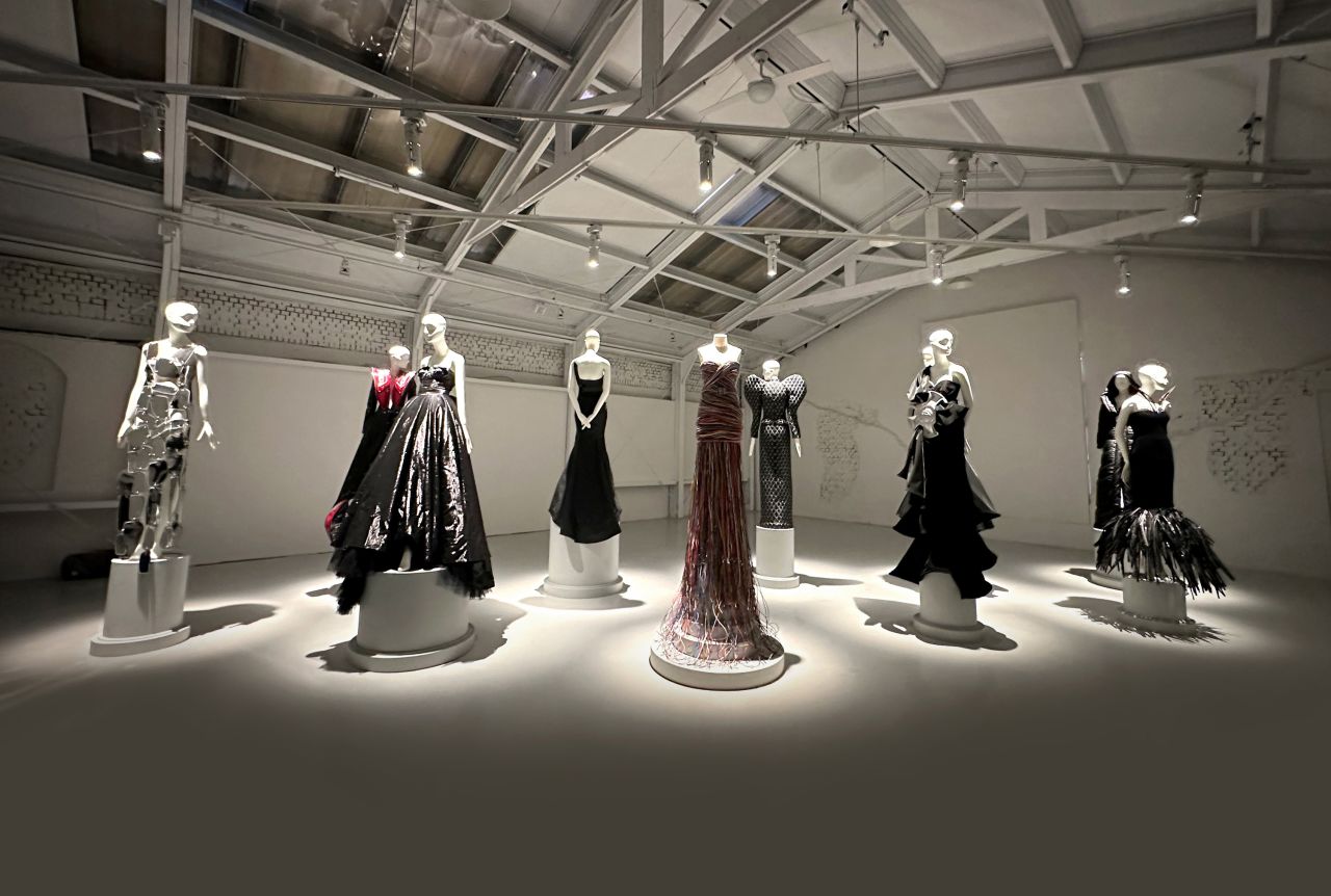 Part of a collaboration with Hyundai, the gowns are being exhibited in South Korea's capital Seoul.