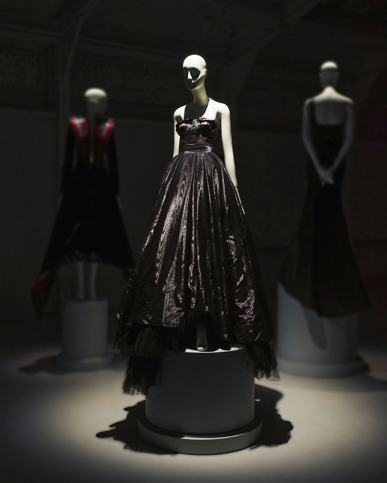 Scott said he wanted the gowns to be "sculptural, inspiring and striking."