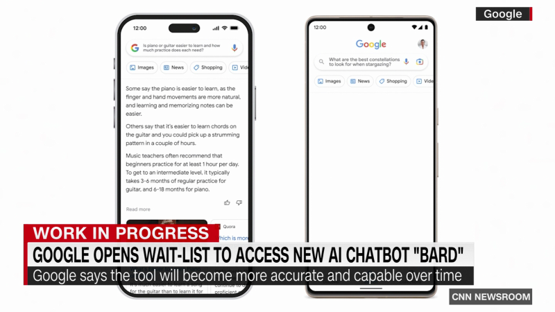 Google begins rolling out its ChatGPT rival | CNN