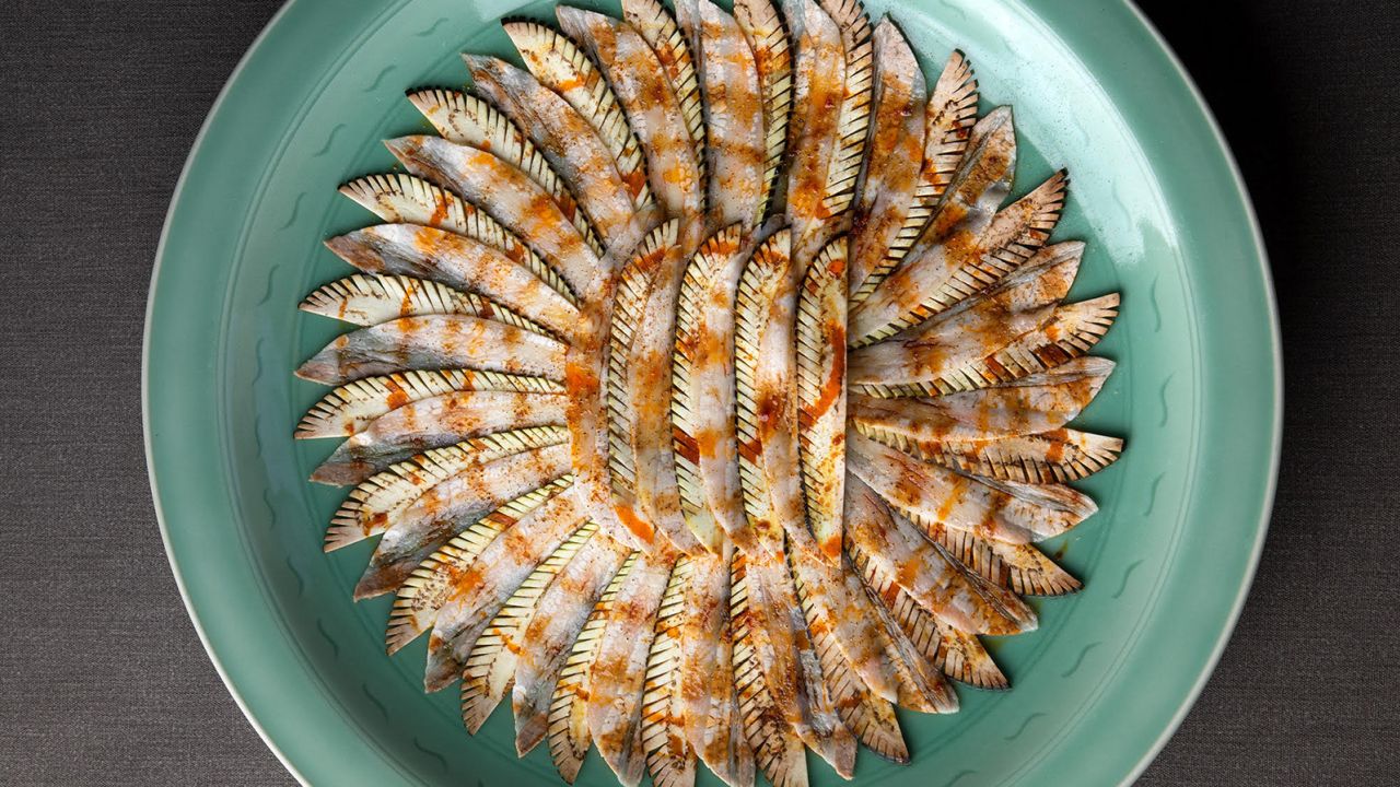 Rebanadas de cerdo nublado del Chef Kawada.