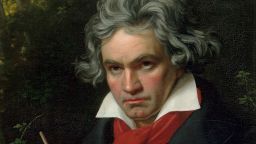 Portrait of Beethoven by Joseph Karl Stieler, 1820. 