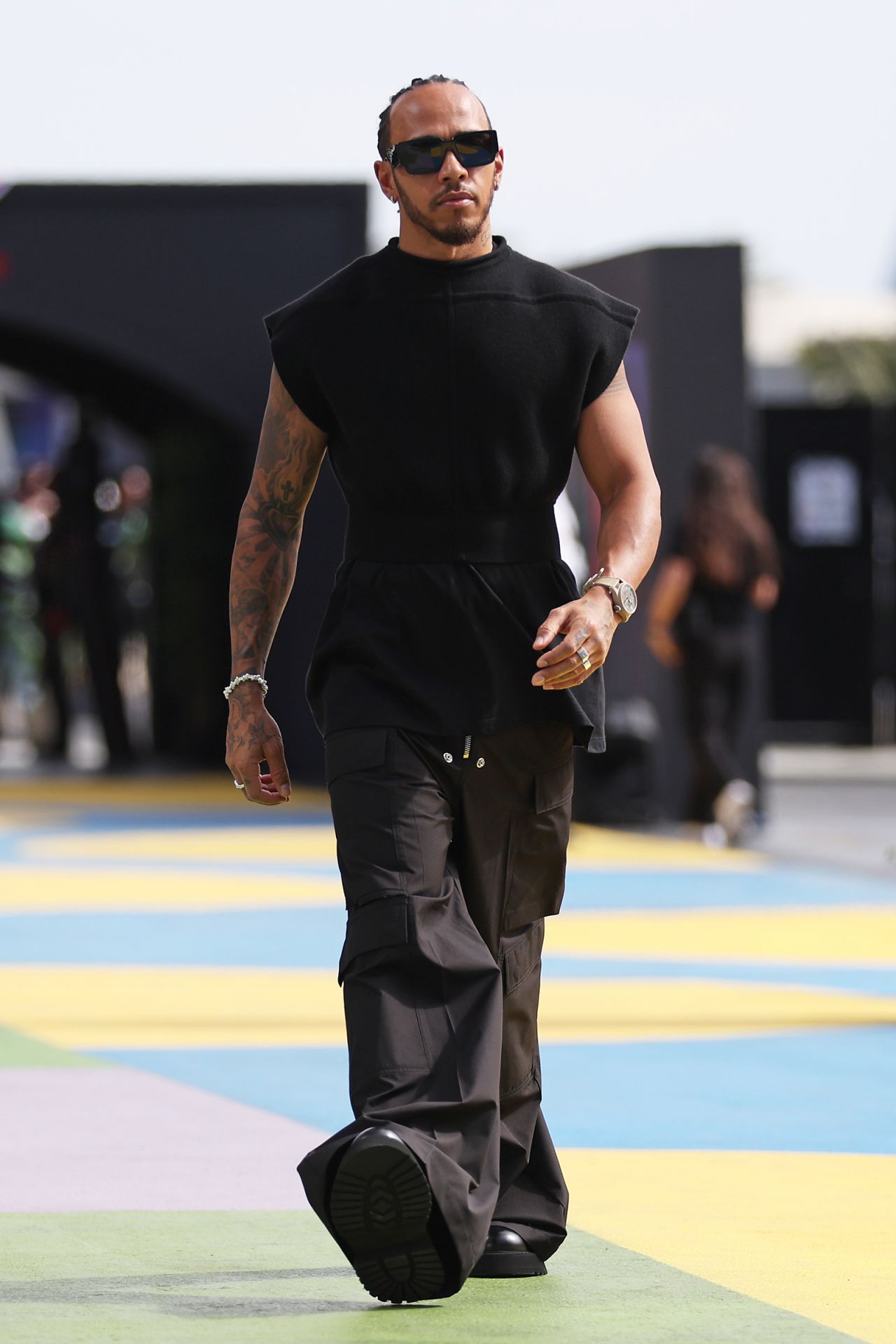 The breadth — and boldness — of Lewis Hamilton's wardrobe would suggest he wants to be a driving force in the fashion world.