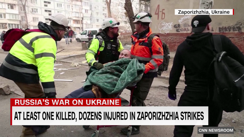 Russian missiles hit apartments in Zaporizhzhia, Ukraine  | CNN