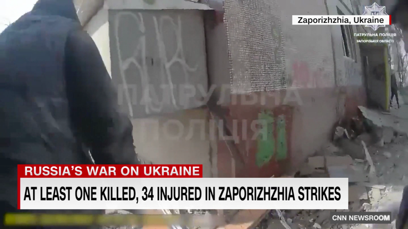Russian missiles hit apartments in Zaporizhzhia, Ukraine  | CNN