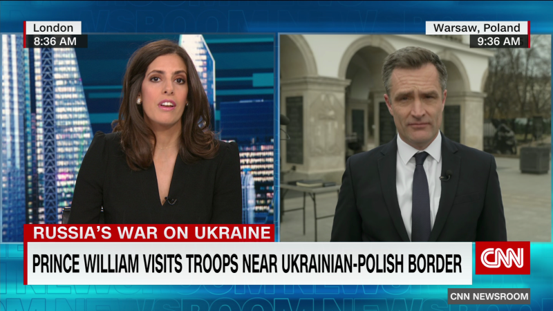 Prince William makes surprise visit to troops near Ukrainian-Polish border | CNN