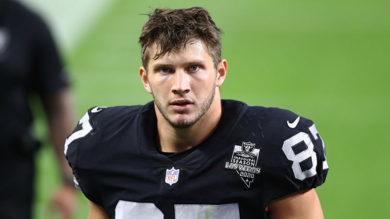 NextImg:Former Las Vegas Raiders tight end Foster Moreau to step away from football after Hodgkin lymphoma diagnosis | CNN