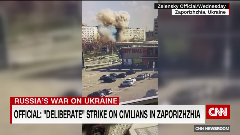 Aftermath Of A Russian Missile Strike In Zaporizhzhia | CNN