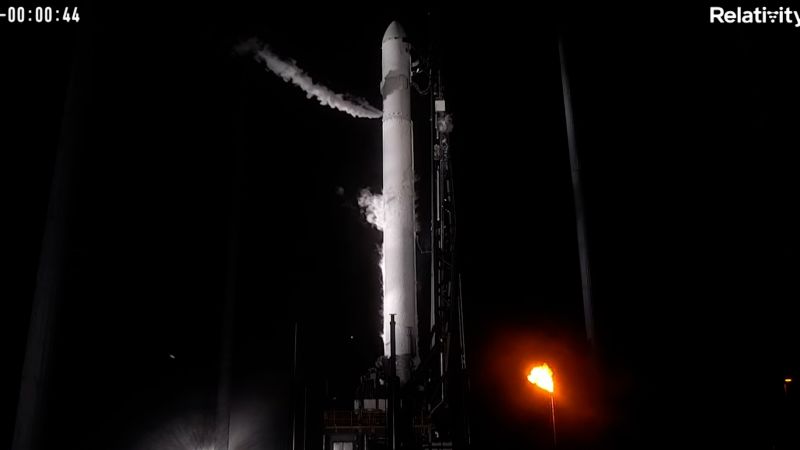 NextImg:Relativity Space attempts to launch 3D printed rocket for third time | CNN Business